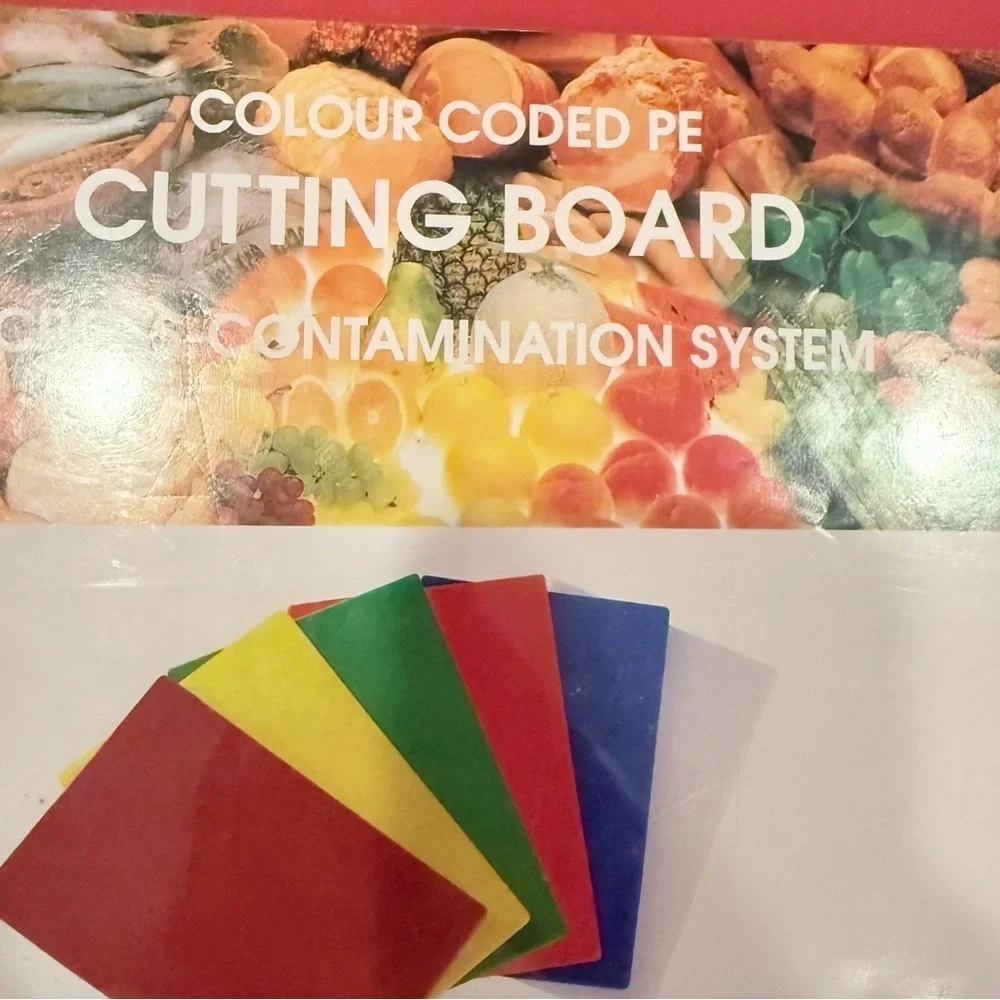Winco CBRD-1218 Heavy Duty Red PE Cutting Board 12x18x 1/2 New